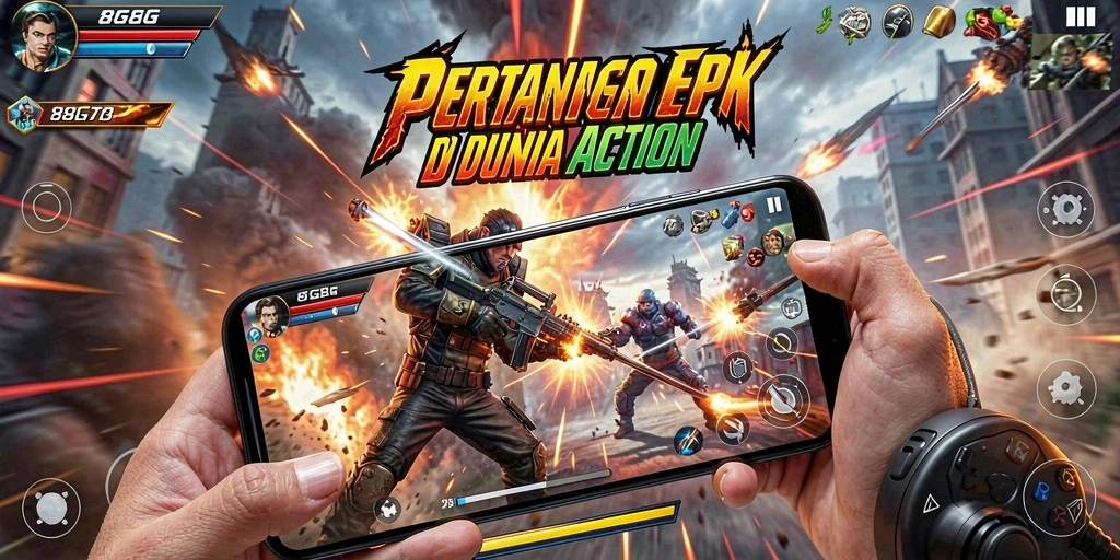 Tampilan gameplay <strong>8G8G</strong> yang penuh aksi dan strategi.