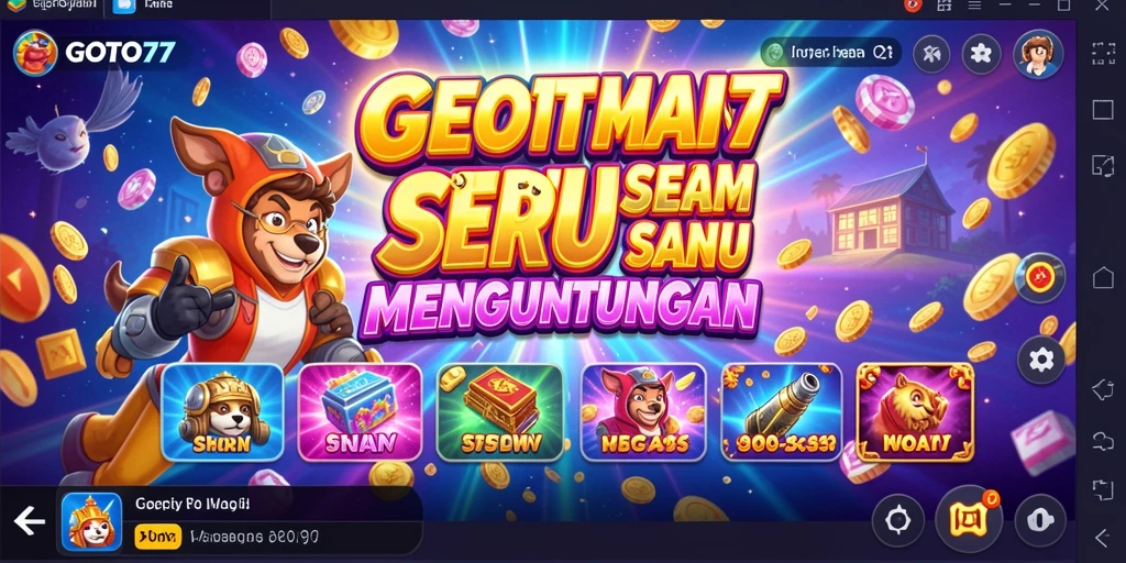 Screenshot GOTO77 menampilkan gameplay menawan dari permainan Slot.