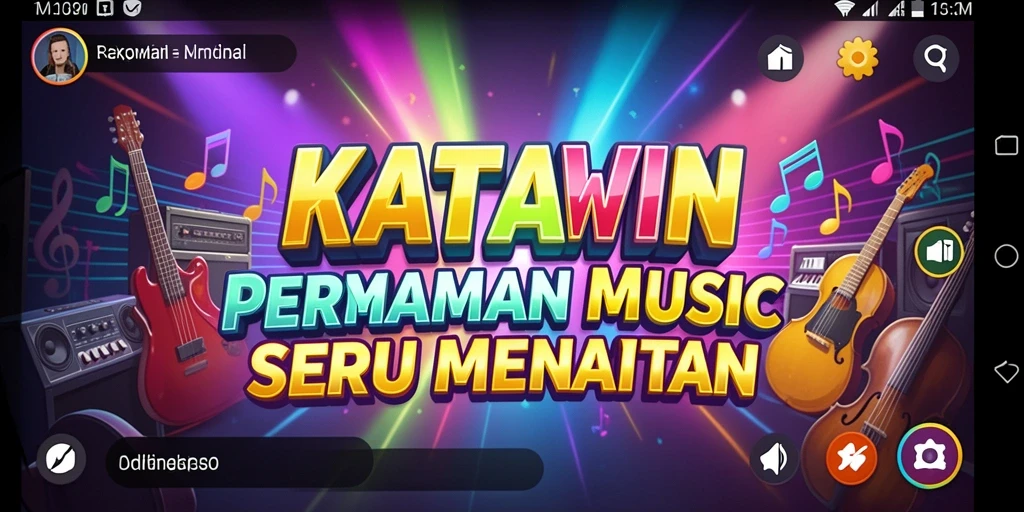 Tampilan gameplay KATAWIN yang menarik dan penuh warna.