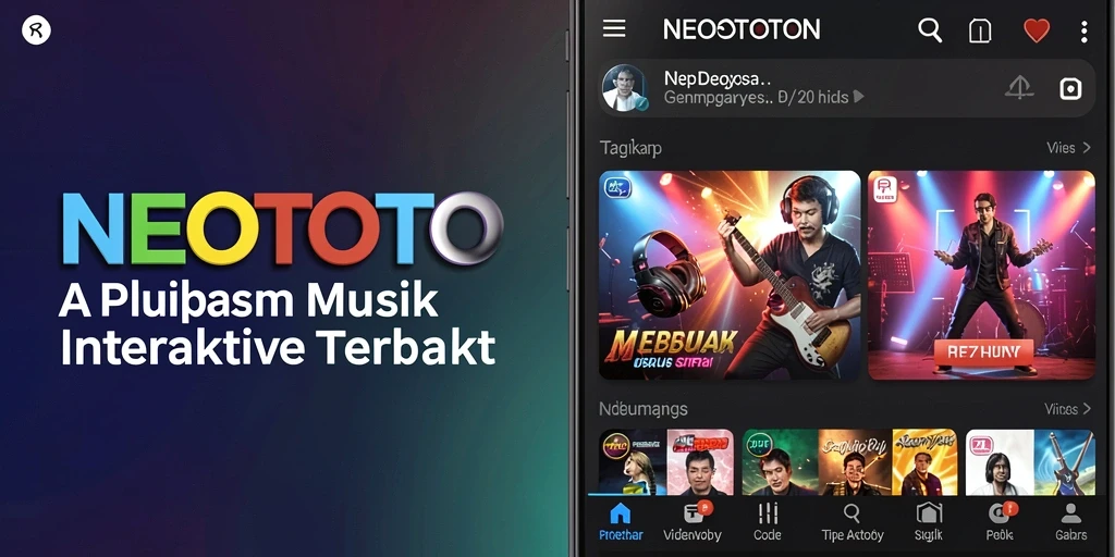 Tampilan screenshot NEOTOTO dengan gameplay musik yang seru.