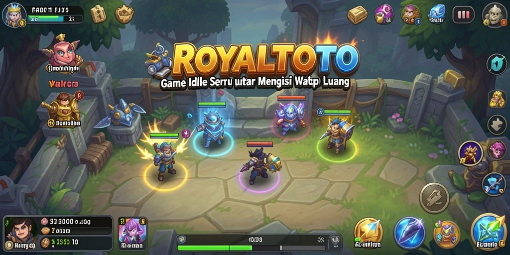 Tampilan gameplay seru dan menarik di ROYALTOTO.