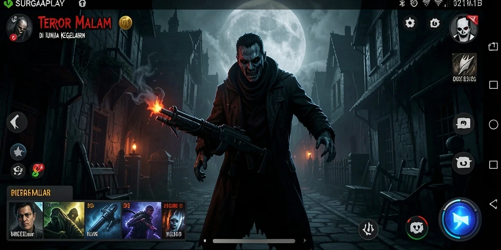 Gameplay menyeramkan SURGAPLAY yang penuh ketegangan.